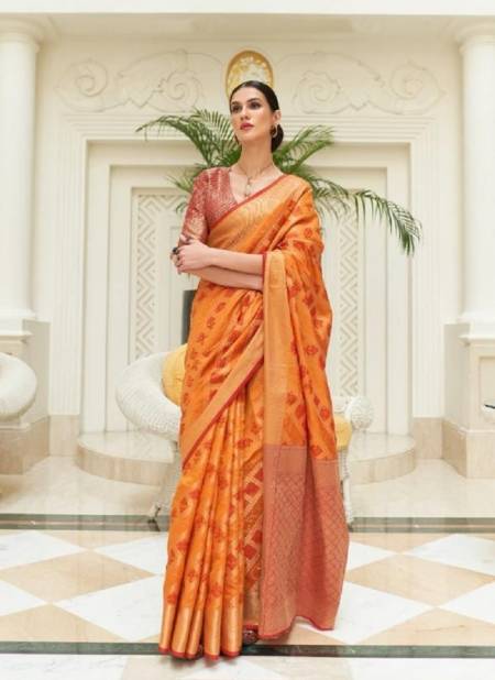 Yellow Colour Krivaa Silk Raj Tex New Latest Designer Exclusive Patola Silk Saree Collection 268004